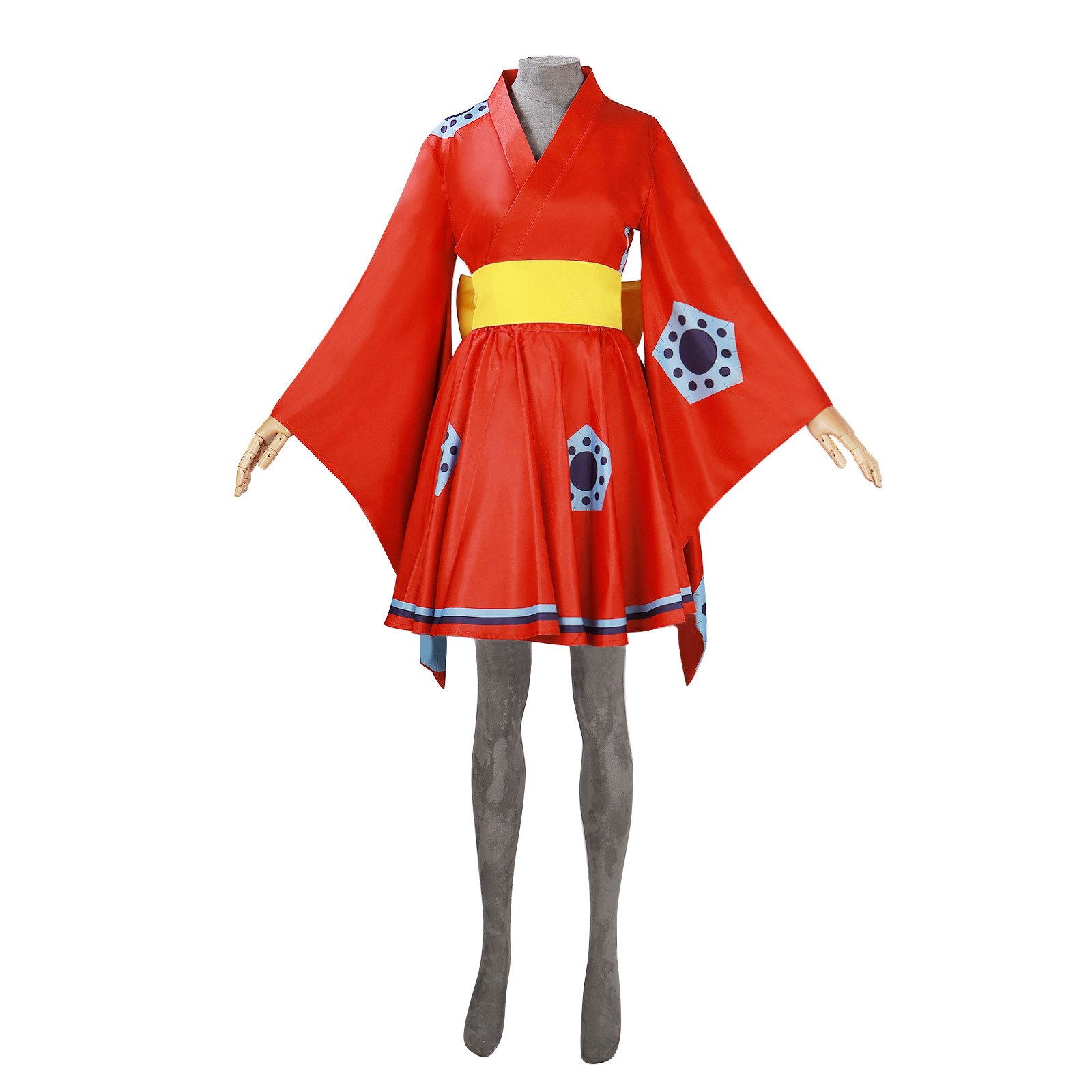 Anime One Piece Cosplay Costumes Luffy Wano Country Arc Kimono Yukata Suits