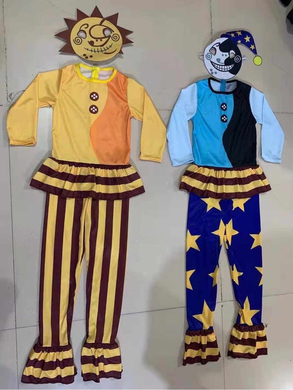 New product Sundrop FNAF final sun clown costume moon clown costume direct sale