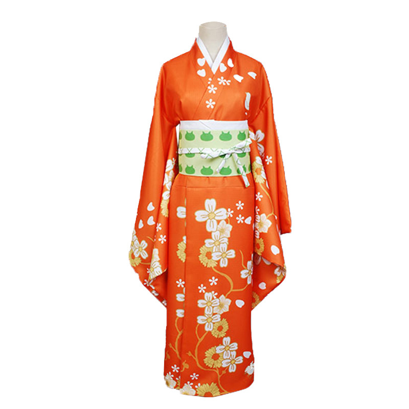 New Danganronpa cosplay Saionji Hiyoko cos costume Japanese kimono performance costume performance costume