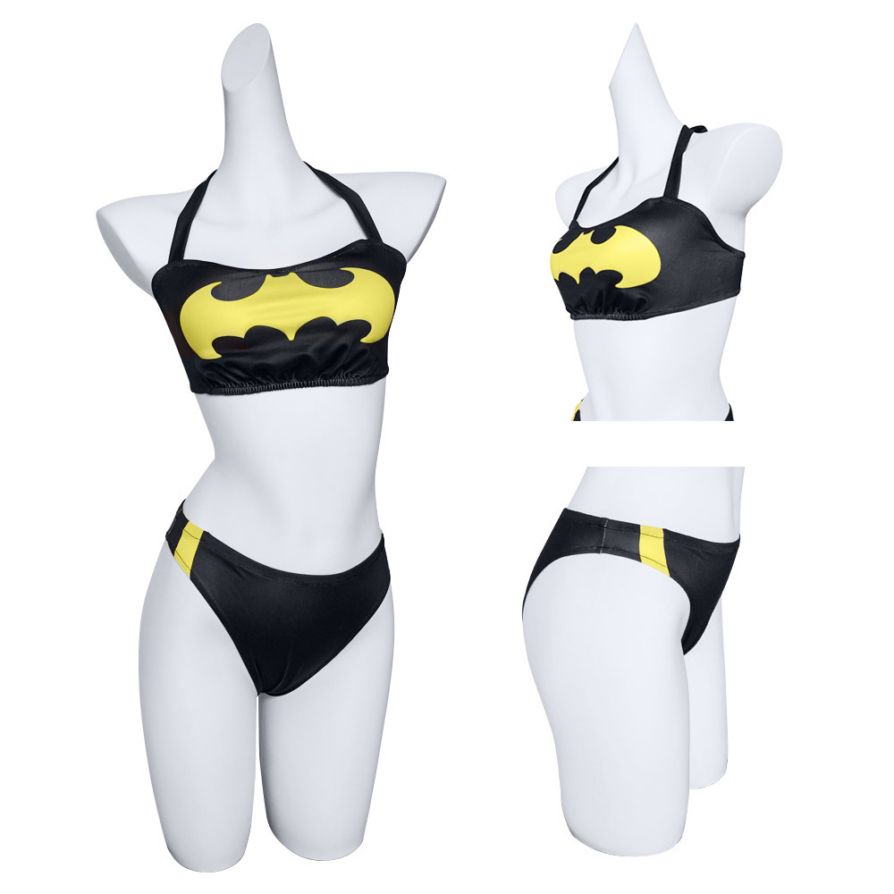 Black Pool Batman Sexy Swimsuit Cosplay Costumes