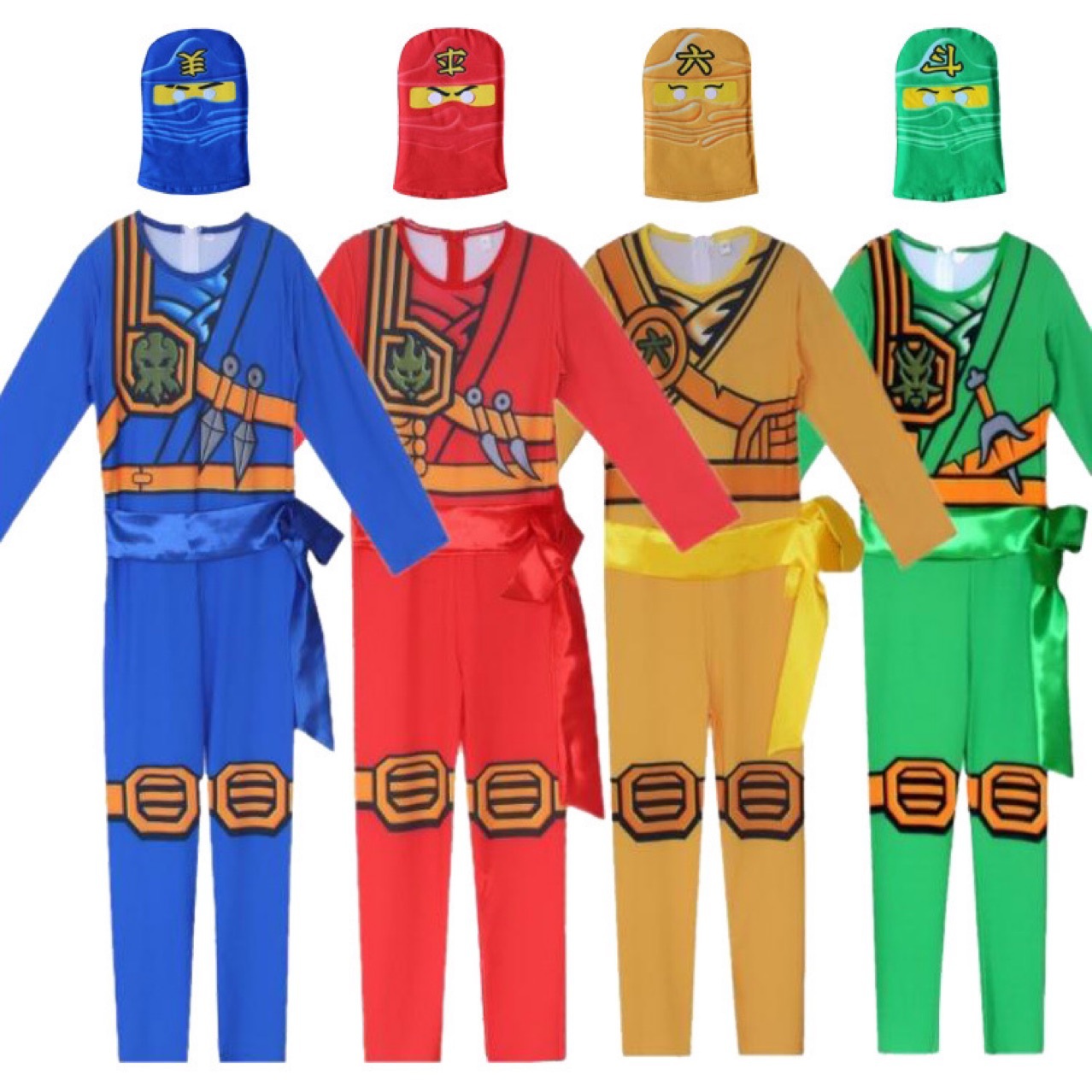 LEGO Ninjago costume children's anime performance costumes Halloween tights children's LEGO ninja costumes