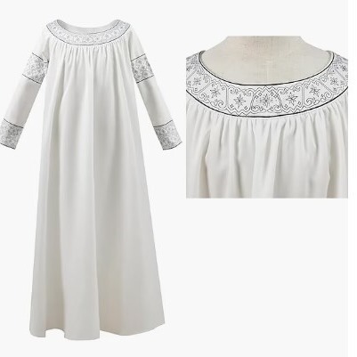 Children's white lace dress