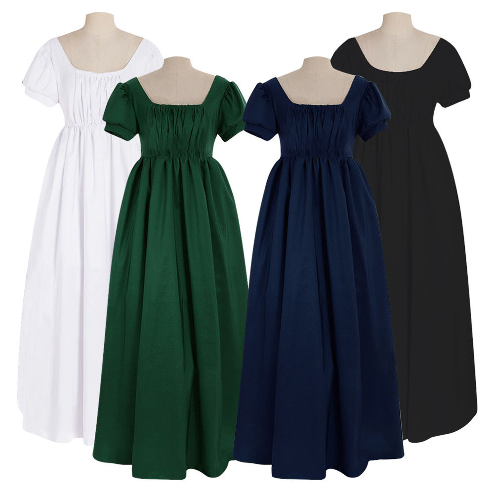 Regency ball gowns for ladies high waist tea gown gowns medieval evening gowns