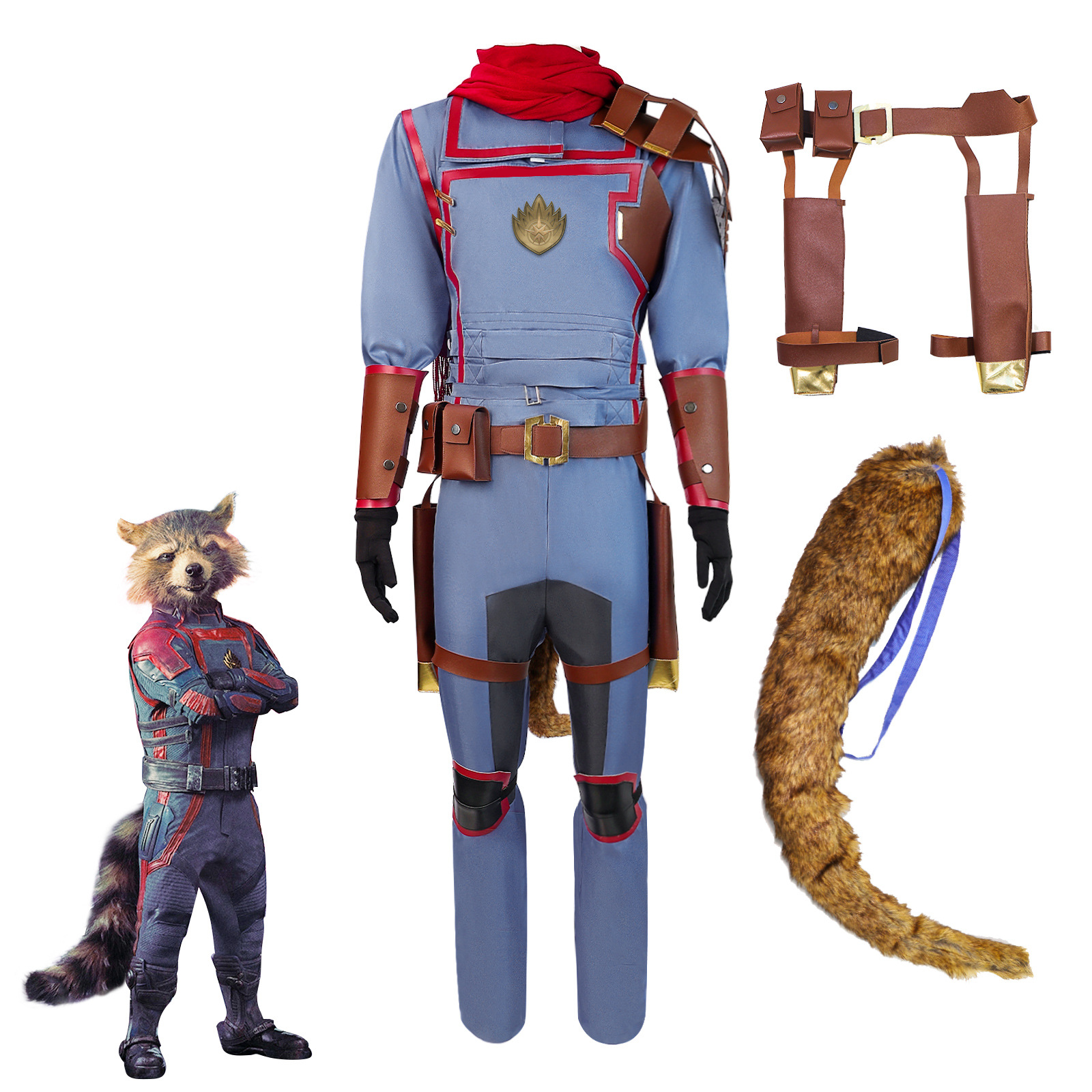 Guardians of the Galaxy 3 cosplay costume Guardians of the Galaxy Rocket Raccoon live-action Captain cos costume