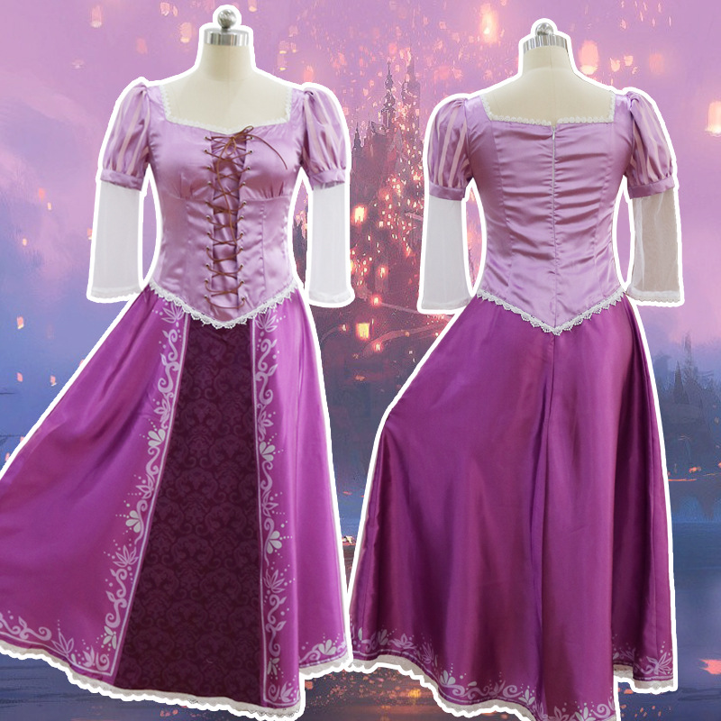 Tangled cosplay costume Rapunzel cosplay costume Rapunzel princess costume