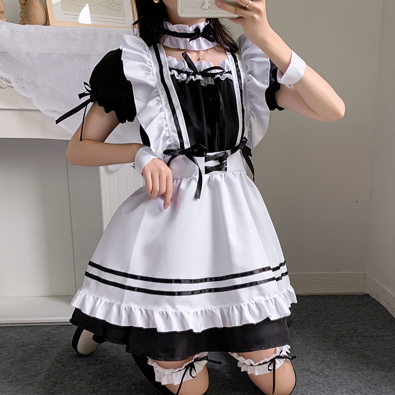 Miracle Nuannuan cosplay sexy lolita dress maid outfit women's boss uniform source