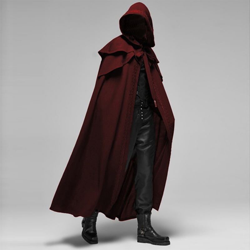 Halloween cloak cloak cosplay costume samurai wizard hooded cloak cloak performance costume