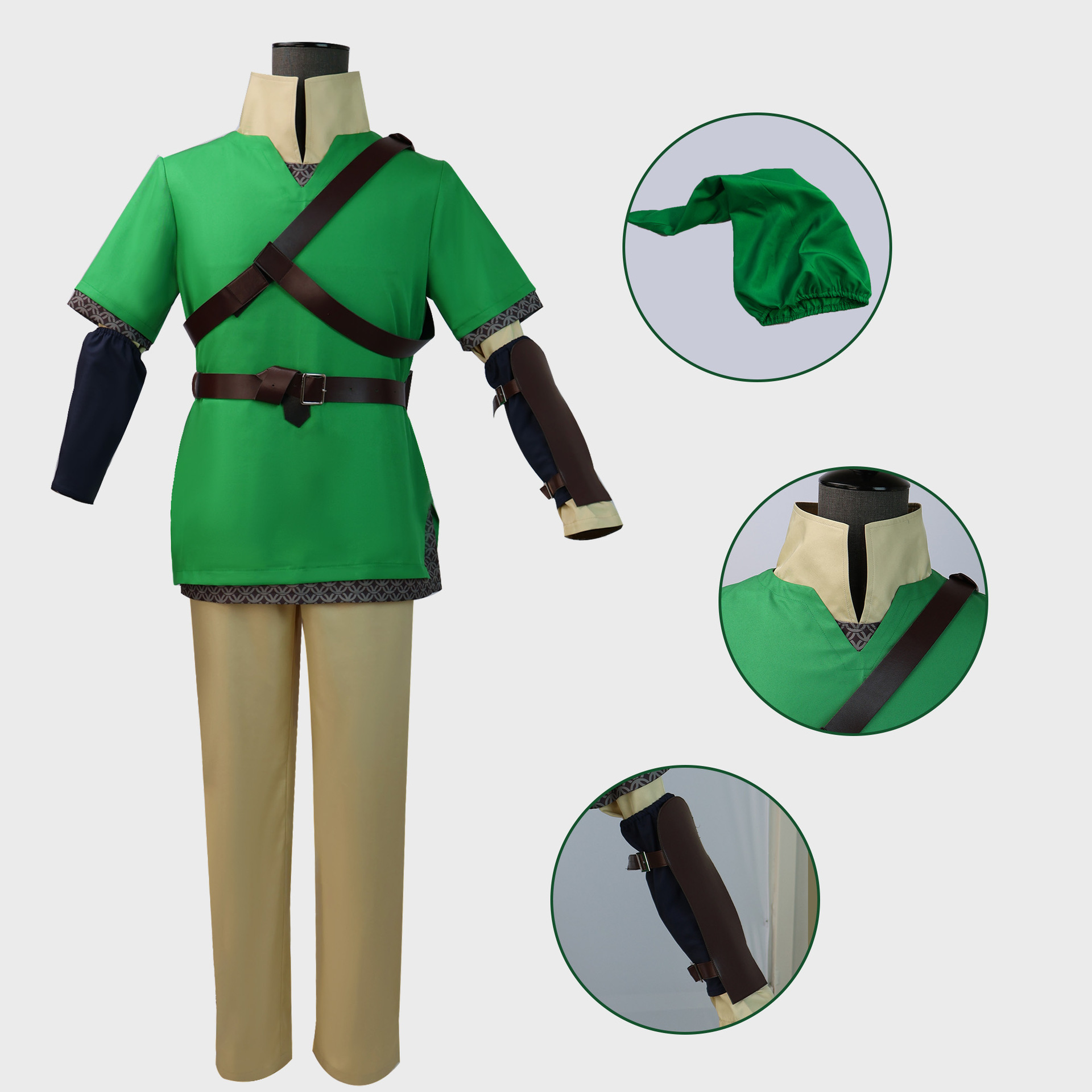 The Legend of Zelda cosplay costume Skyward Sword Link Elf costume cosplay costume