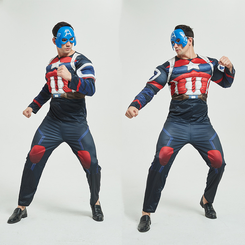 Halloween cosplay Iron Man Hero Spider Thor Captain America Superhero Captain Falcon Costume