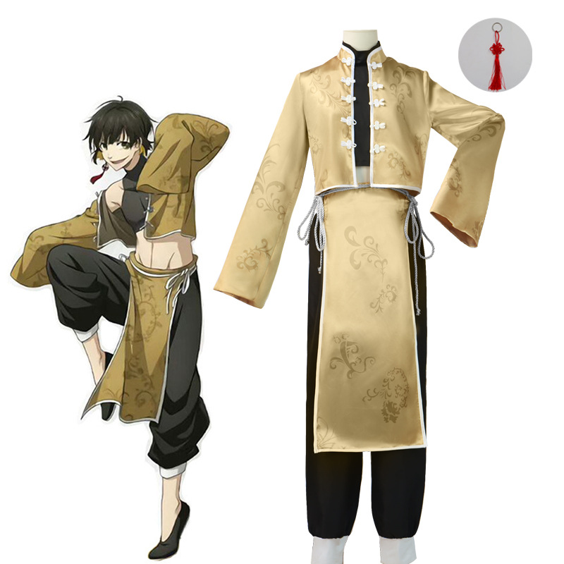 Anime Blue Lock Bachira Cosplay Costumes Chinese Ancient Kung Fu Tang Suits