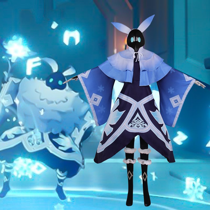 Genshin Impact Abyss Mage cosplay costume water type fire type ice type Abyss Mage cosplay game costume