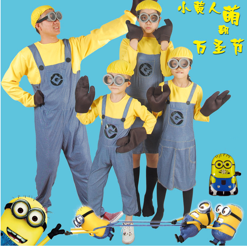 Halloween costumes for children Minions cosplay costumes anime cartoon Despicable Me costumes