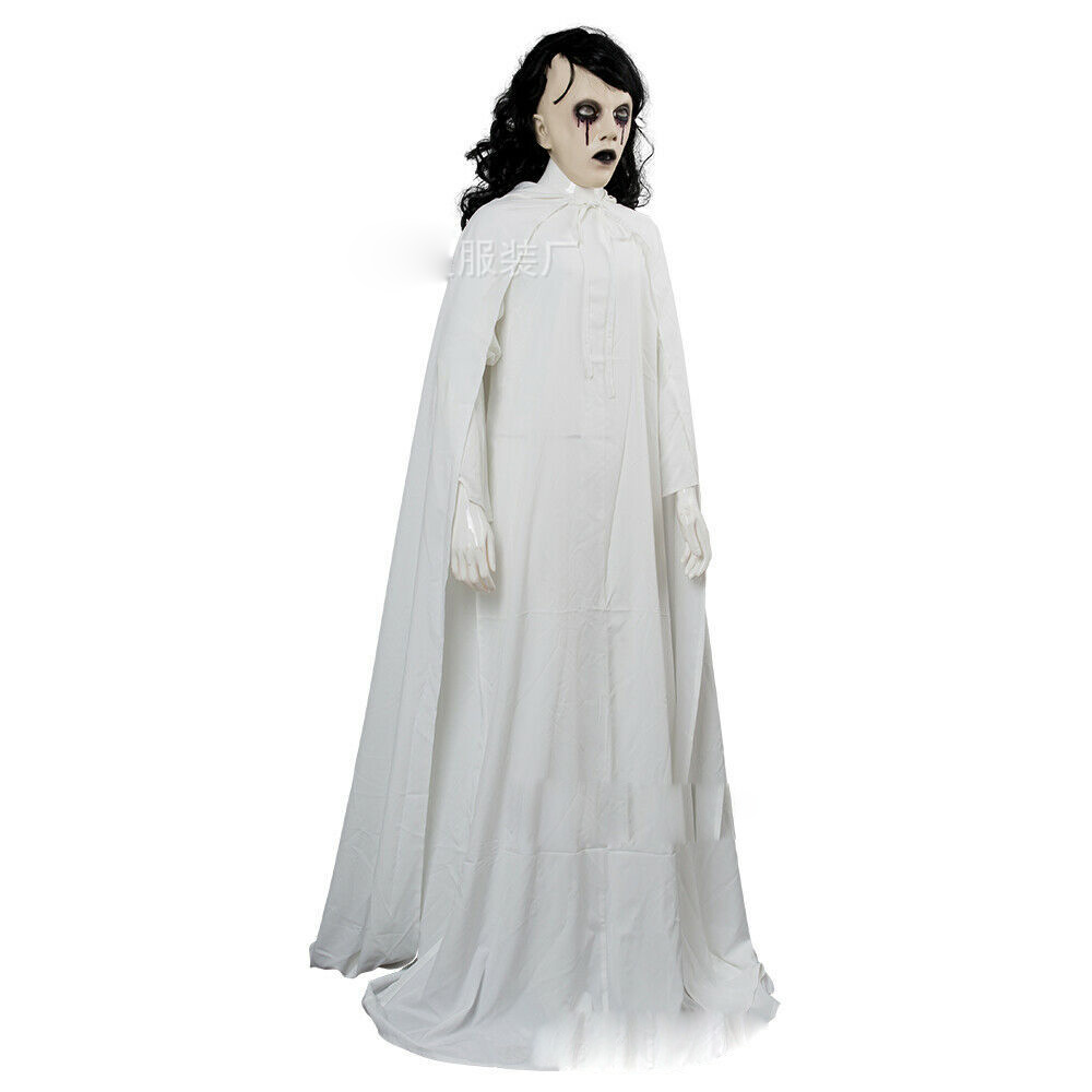 The Curse of La Llorona Halloween Cosplay Costume White Cape Set