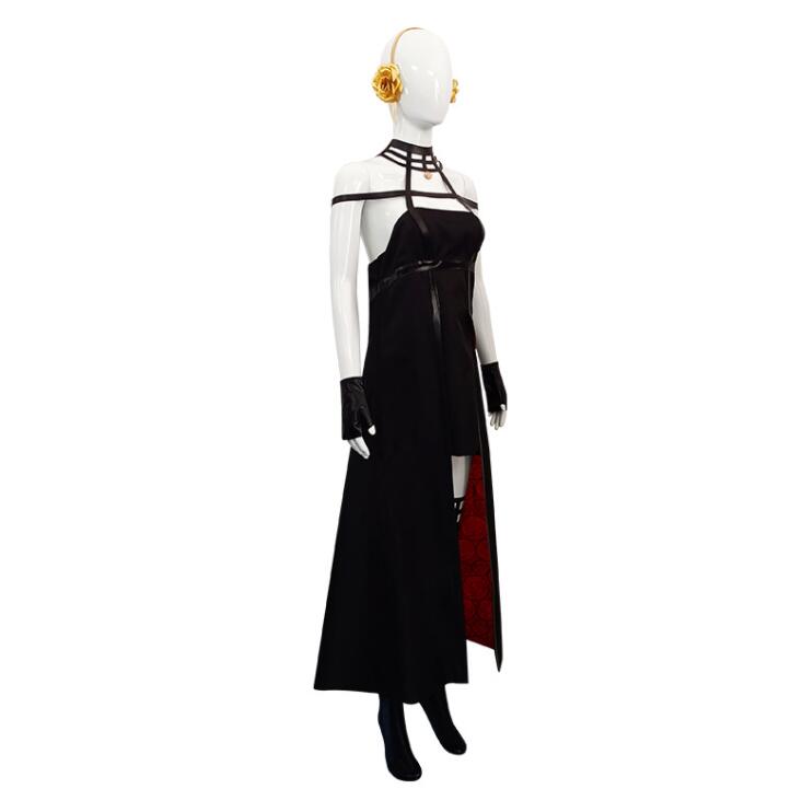 Anime Spy X Family Cosplay Suit Assassin Black Red Skirt Outfit Uniform Yor Briar Earring