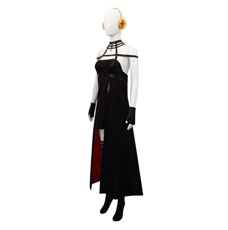 Anime Spy X Family Cosplay Suit Assassin Black Red Skirt Outfit Uniform Yor Briar Earring