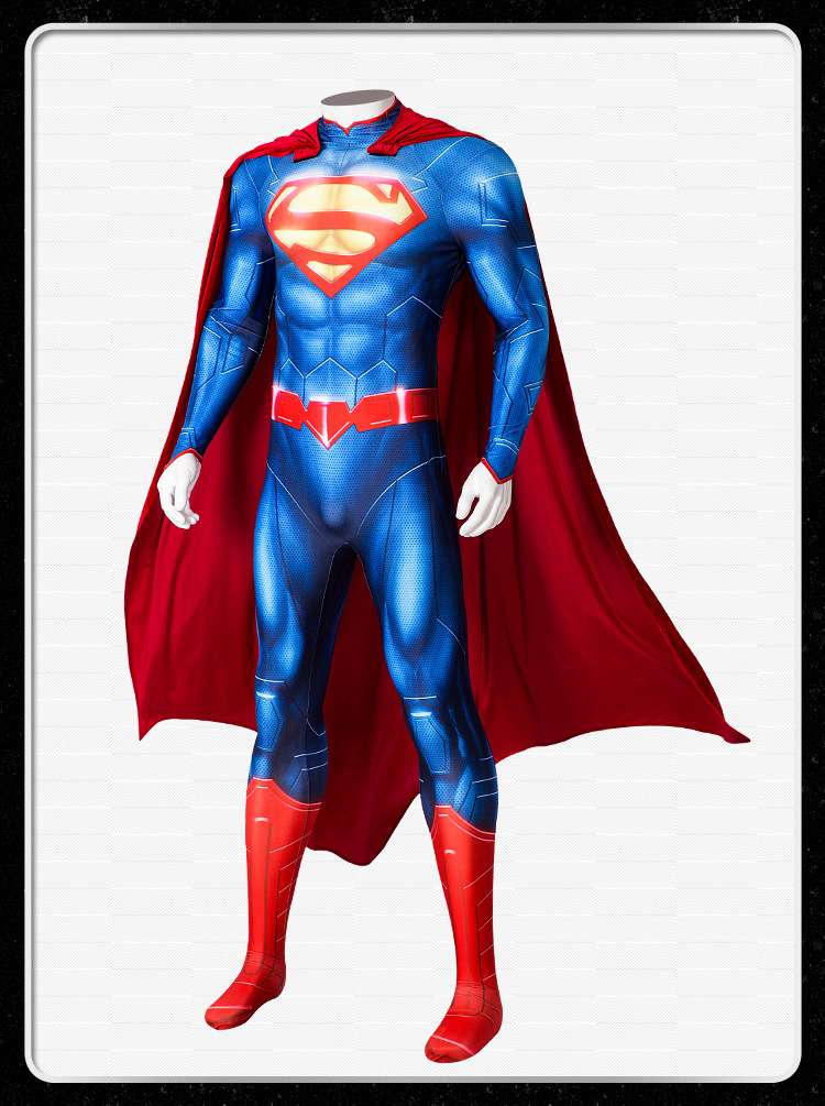 Halloween The Man of Steel Cosplay Costume superman comics same style suit