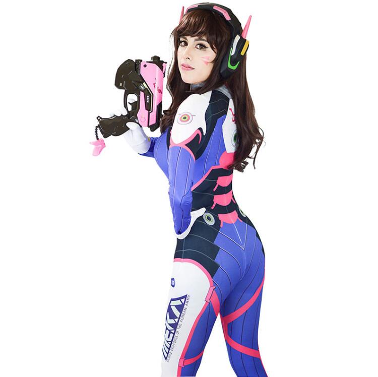 Cosplay Costume Game Female Adult child Lycra 3D Printing Spandex Halloween Suits