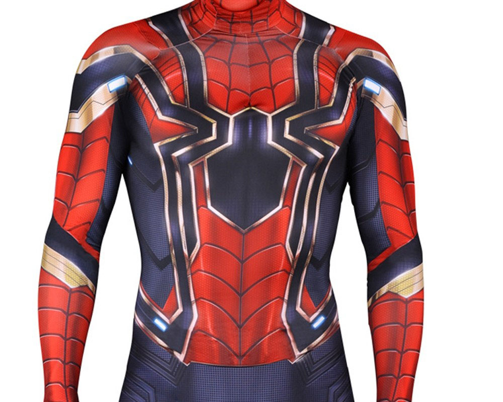 Iron Spider Man Costume Cosplay Suit Zentai For Adult & Kids