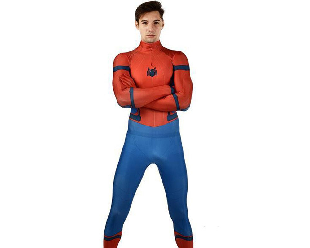 Spiderman Stark Homecoming Costume Suit For Adult & Kids Cosplay Spandex Suit Zentai Adult & Kids