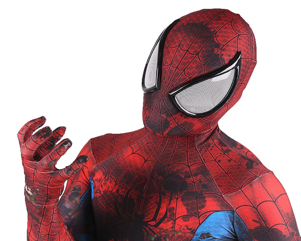 Ps4 Spider Man Costume Adult & Kids Zombie Spiderman Spandex Zentai Adult & Kids