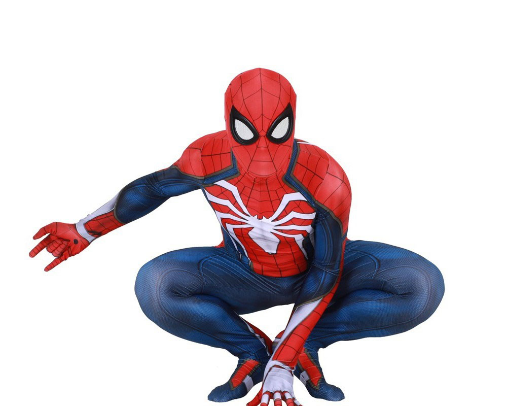 Ps4 Spider Man Cosplay Costume Spandex Suit Zentai Adult & Kids