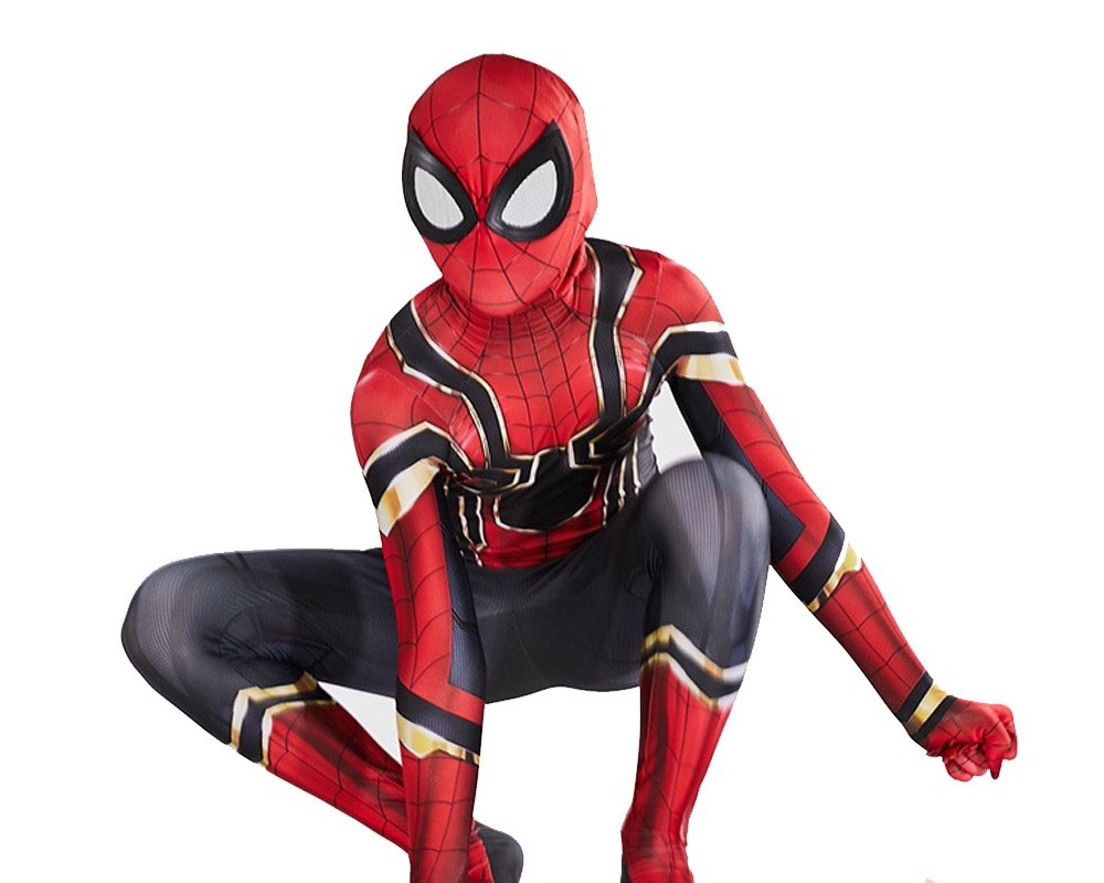 Iron Spider Man Suit Costumes Cospaly Onesie Suits for Boys Kids Toddlers