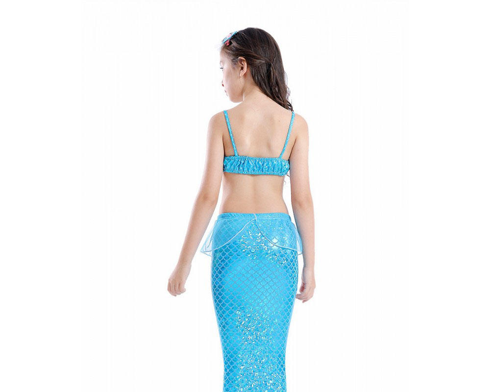 Real Mermaid Tails Dress For Girls Swimming Bathing Suit Mermaid Costume Bikini
