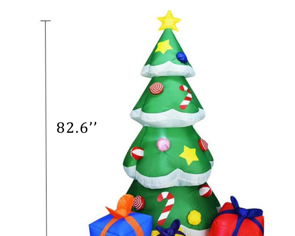 Inflatable Blow Up Christmas Tree With Led Light