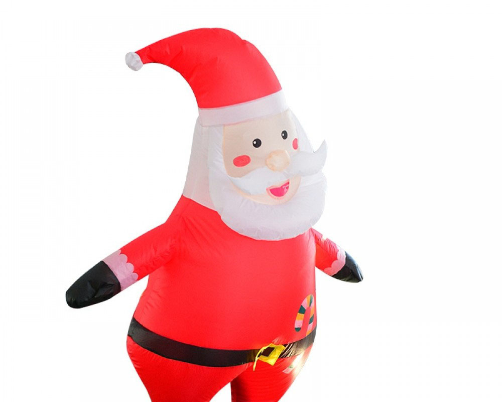 Inflatable Santa Claus Christmas Party Blow Up Costume