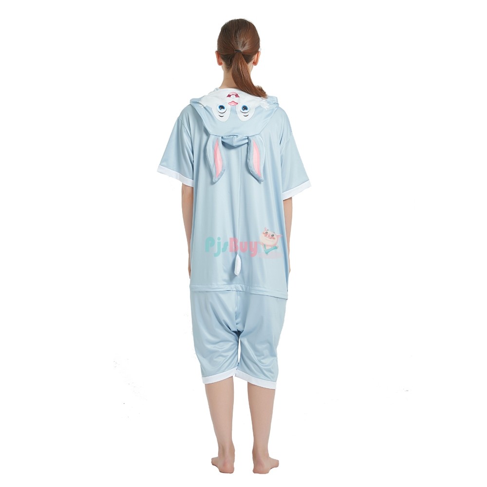 Bunny Onesie Pajamas Short Sleeve