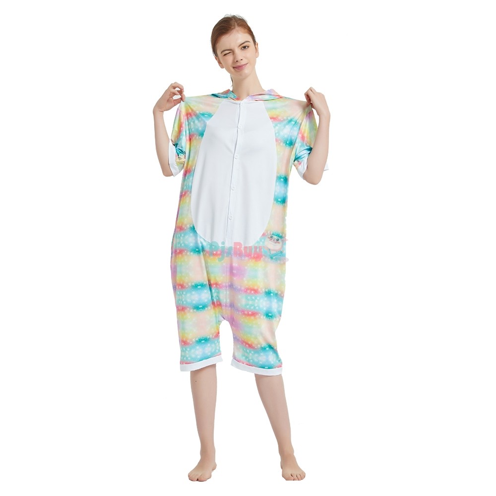 Dreamy Unicorn Onesie Pajamas Short Sleeve