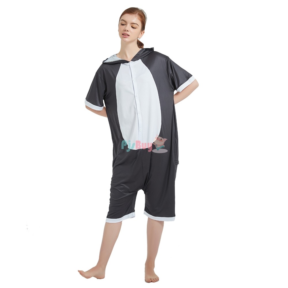 Penguin Onesie Pajamas Short Sleeve