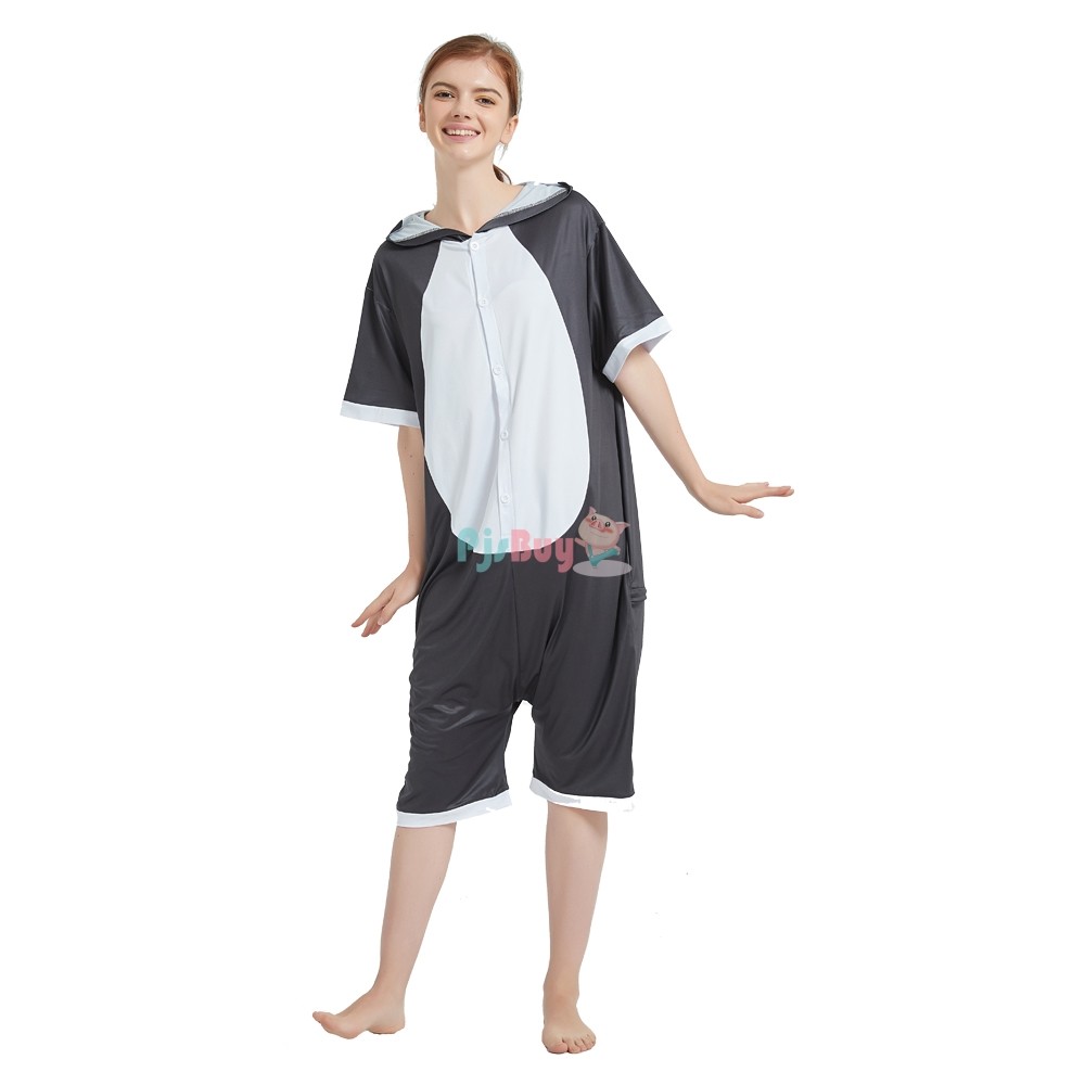 Panda Onesie Pajamas Short Sleeve