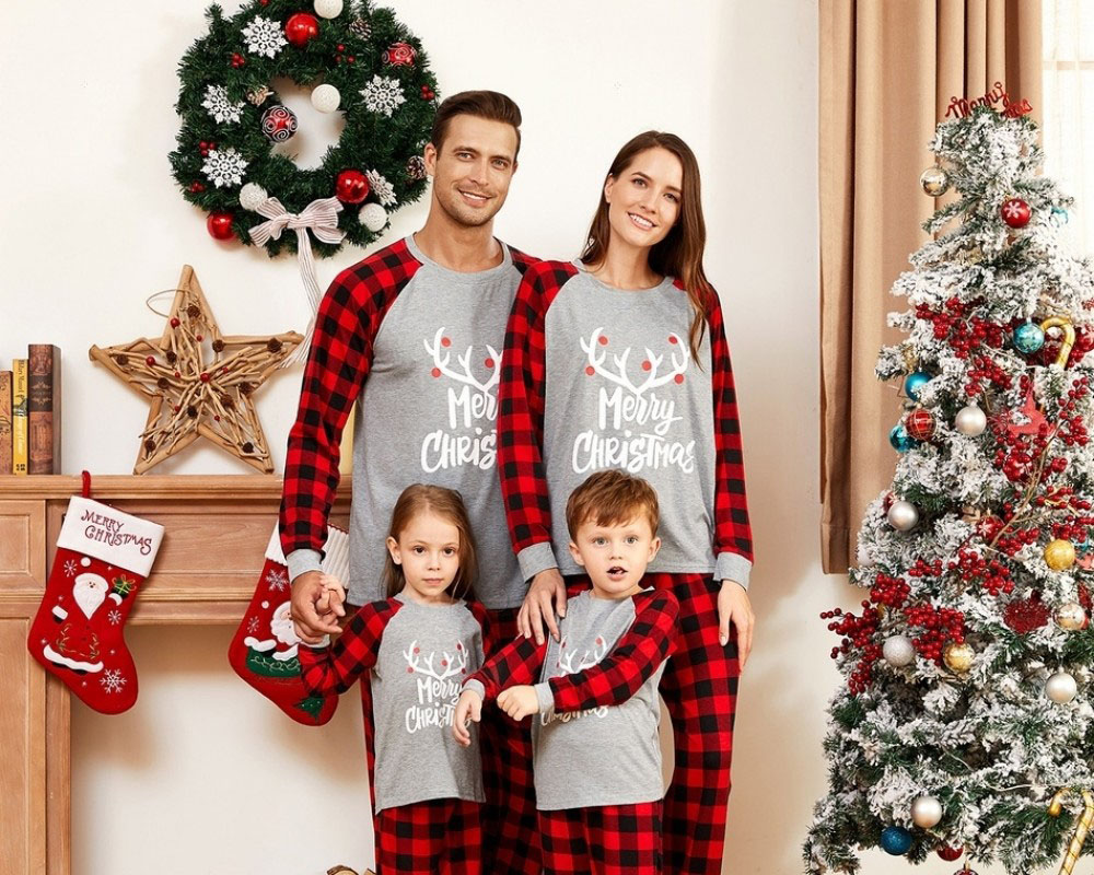 Family Pajamas Christmas Holiday Family Matching Pjs