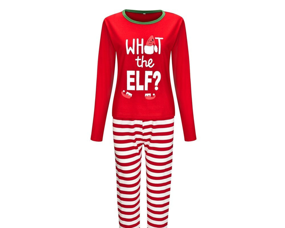 Matching Family Christmas Holiday Pajamas Sets Elf Xmas Pj- Pjsbuy.com