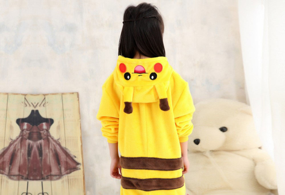 Pikachu Kids Animal Onesie Pajamas Buy Now