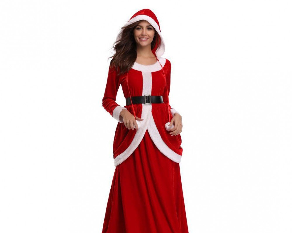 Mrs Claus Outfit Warm Mrs Claus Costume