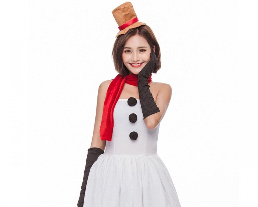 Christmas Costumes For Adults Snowman Dress For Women