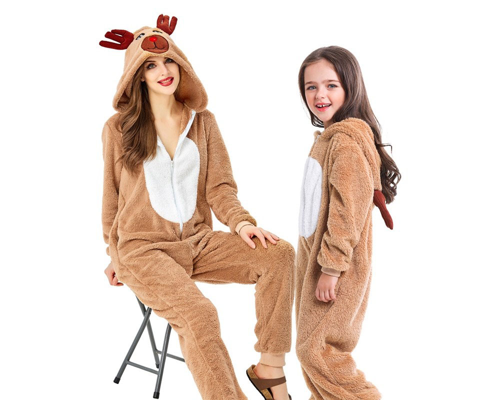 Reindeer Costume For Adult & Kids Christmas Costumes Outfit