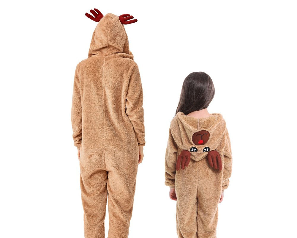 Reindeer Costume For Adult & Kids Christmas Costumes Outfit
