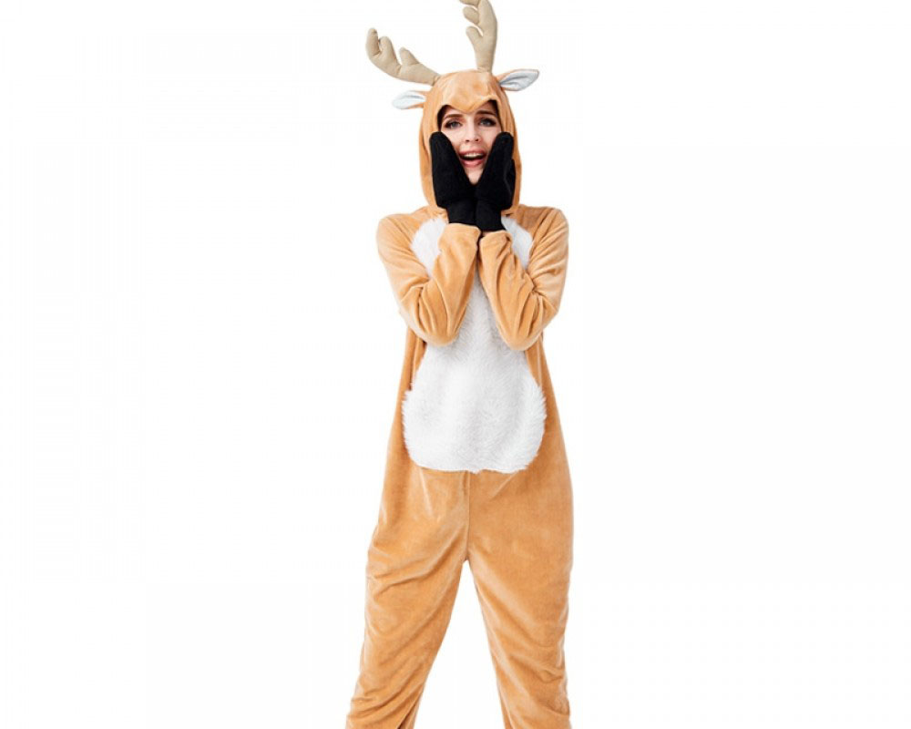 Reindeer Costume Outfit Suit For Adult Christmas Costume