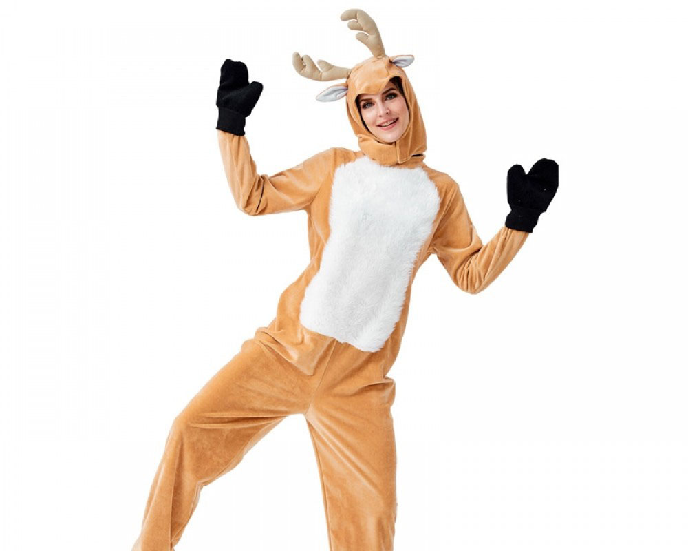 Reindeer Costume Outfit Suit For Adult Christmas Costume