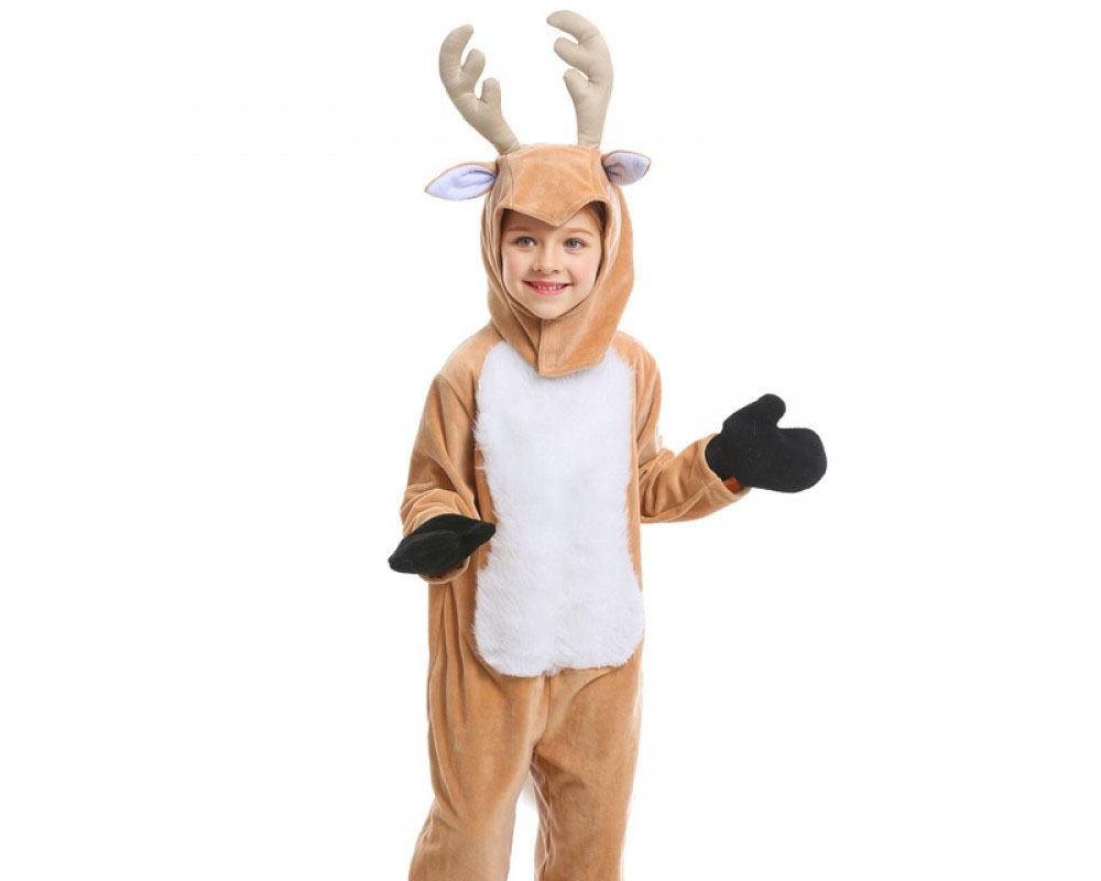 Reindeer Costume For Kids & Toddler Party Onesie Suit