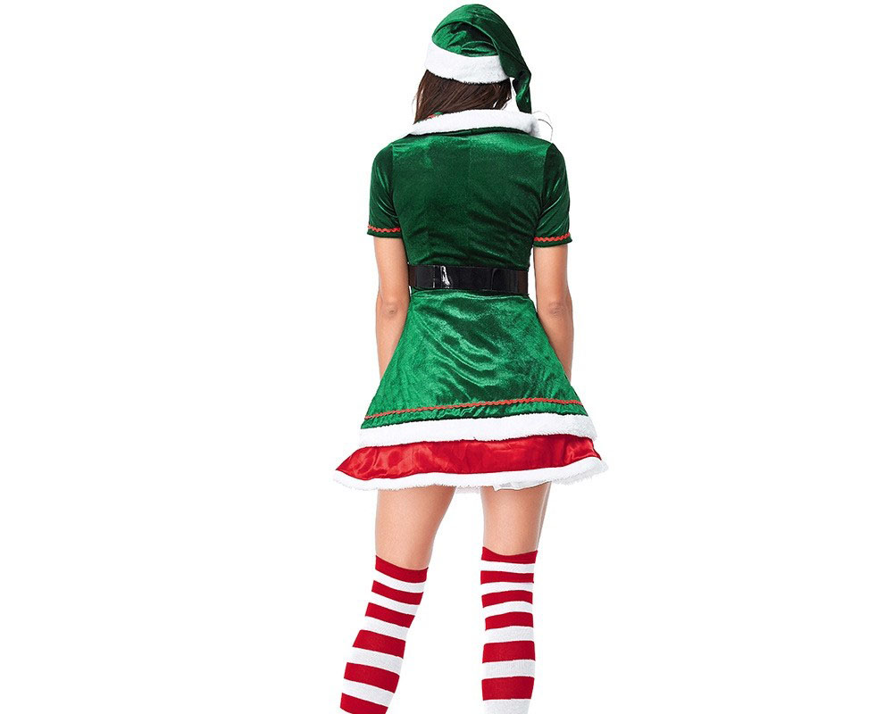 Elf Costume Womens Elf Dress Christmas Costumes For Adults