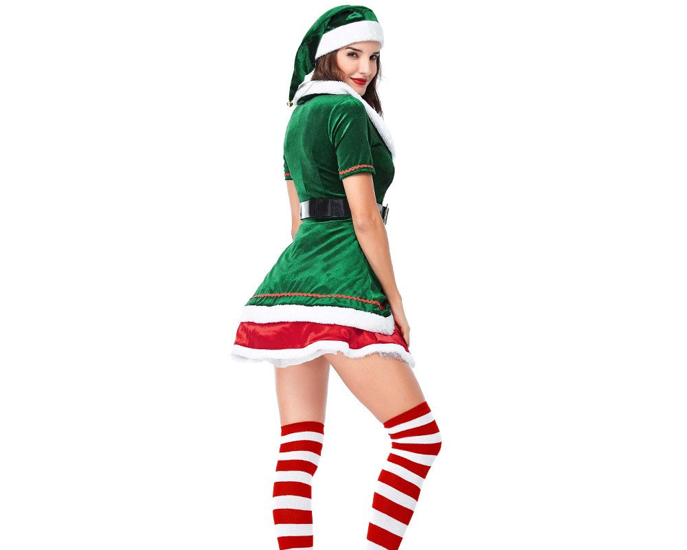 Elf Costume Womens Elf Dress Christmas Costumes For Adults
