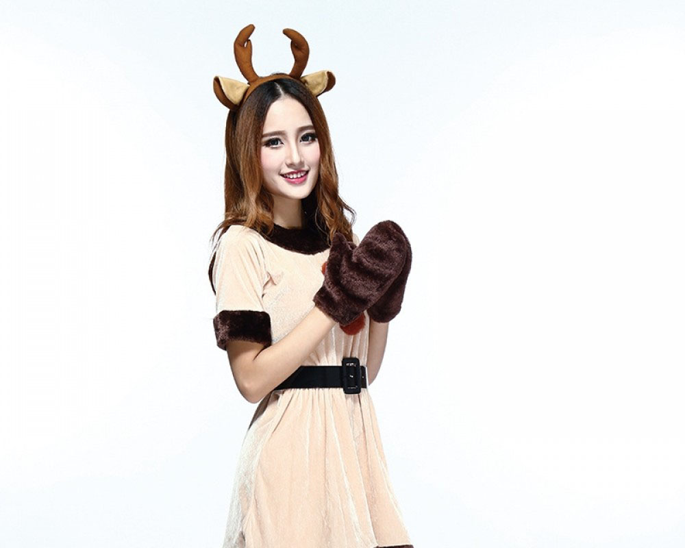 Reindeer Costume Womens Christmas Costumes Dress Full Sets