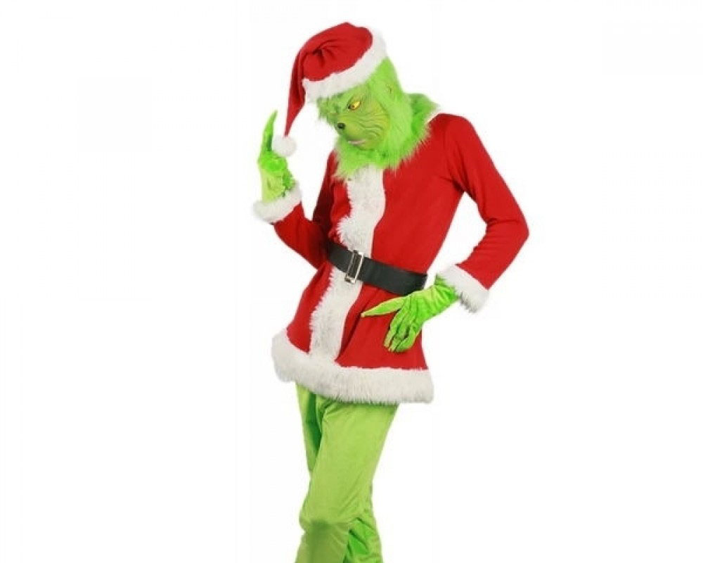 Grinch Costume Adult Grinch Outfit Christmas Costume Full Sets
