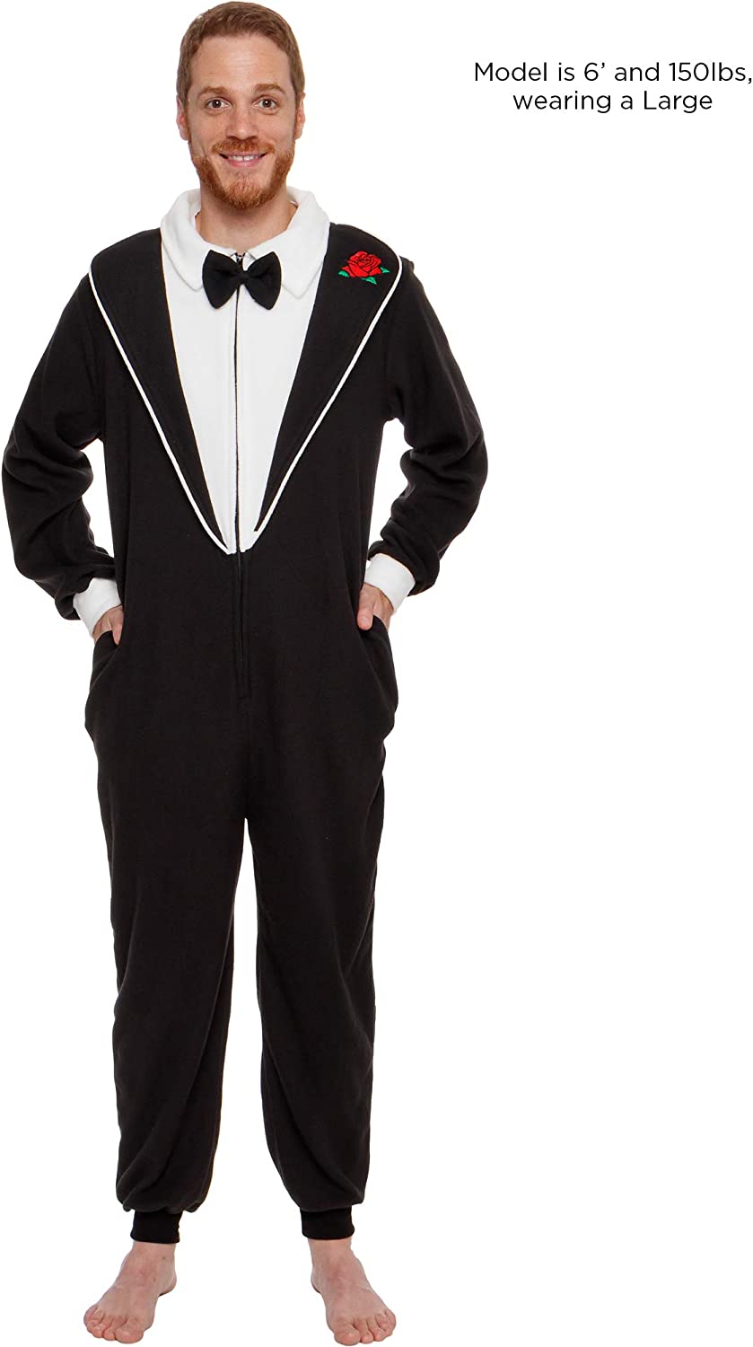 One Piece Tuxedo Costume Adult Novelty Cosplay Jumpsuit