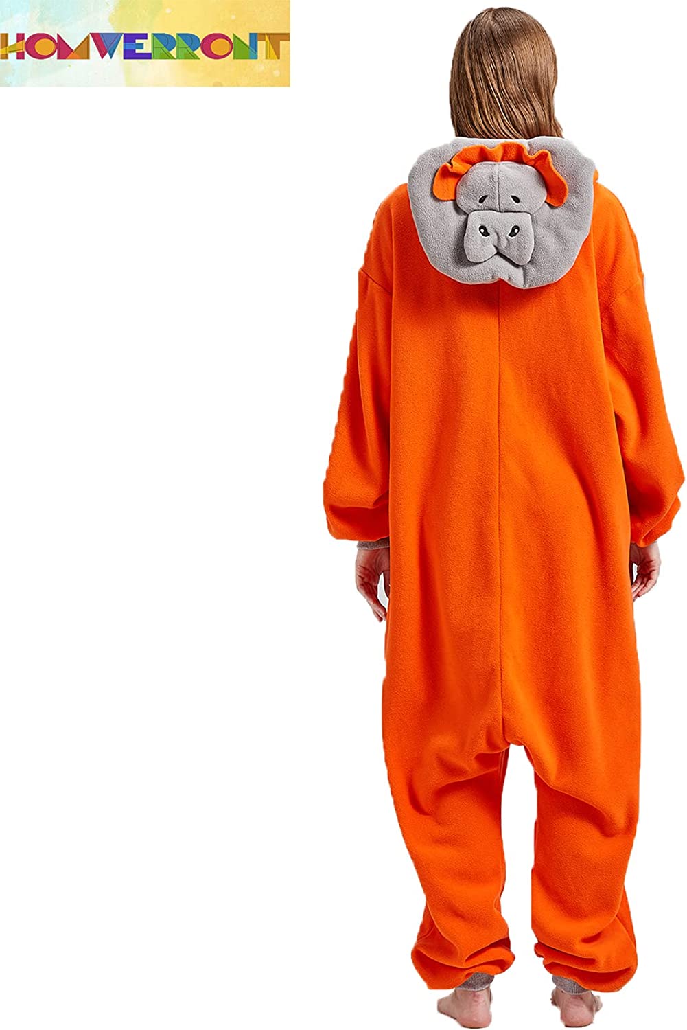 Orangutan Onesie Pajamas Animal Cosplay Costume for adults
