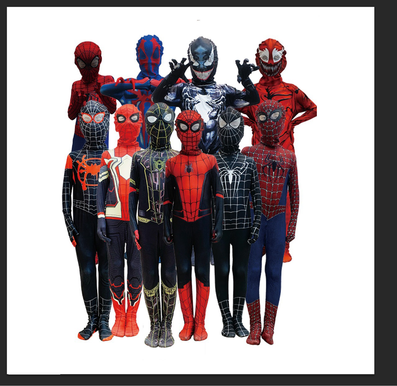 New Halloween children's tights Spider-Man tight clothes cos hero game anime costume